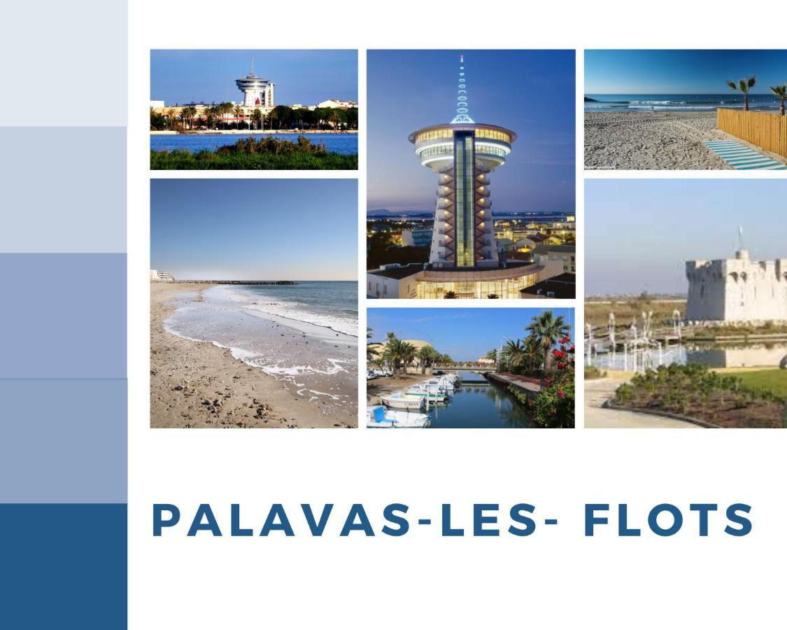 T3 Somptuosa 1 Ere Ligne Vue Mer Palavas エクステリア 写真