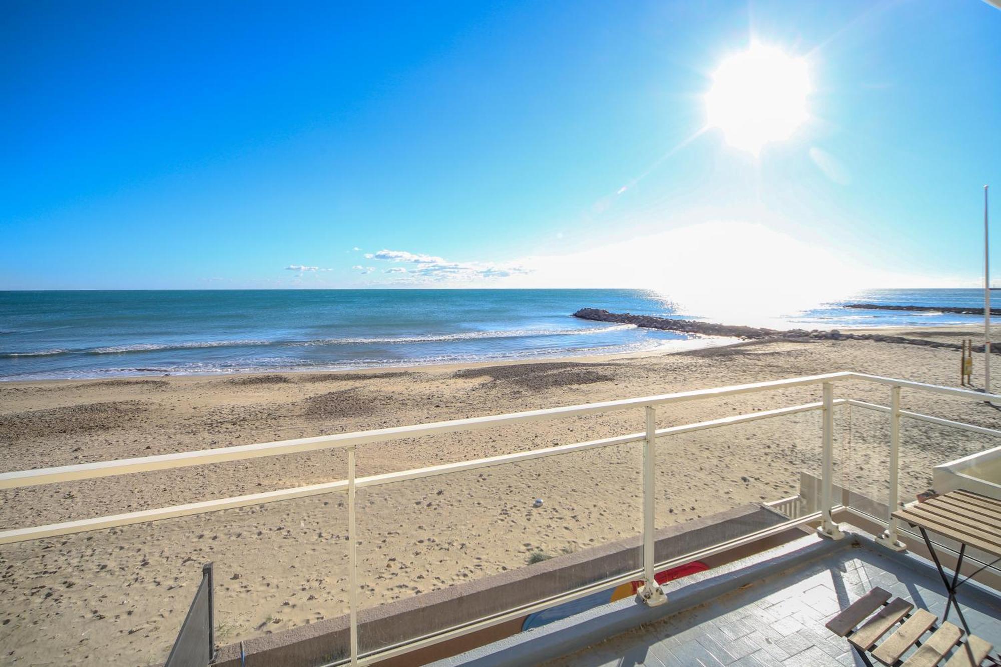 T3 Somptuosa 1 Ere Ligne Vue Mer Palavas エクステリア 写真